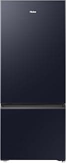 2-Door Refrigerator, Bottom Mount, Humidity Zone, Super Cool and Super Freezer, Multi-Zone Air, TWIN-Inverter 433 Liter (Net Capacity)- Black Metal Color,HRF-460BMBM (Black)