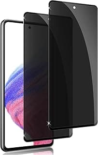 اسكرينة حماية للخصوصية من Holilo لهاتف سامسونج Galaxy A53 5G/A52 5G/A52S 5G/A52 4G [عدد 2 قطعة] زجاج مقوى مضاد للتجسس، صلابة 9H، مقاومة للخدش