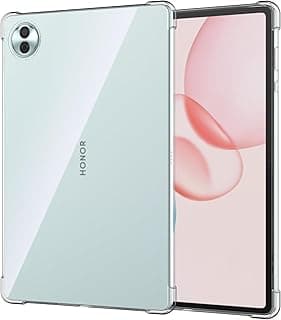 Clear Case for Honor Pad 10 12.1 Inch 2025, Airbag Drop Anti Yellowing Anti-Scratch Shockproof, AUUYYA Slim Flexible Silicone TPU Protective Tablet Cover for Honor Pad 10, Transparent