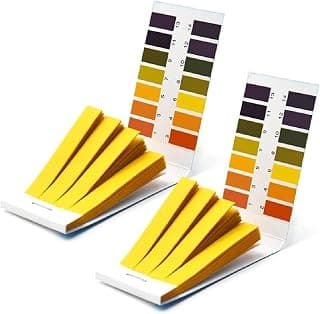 ورق اختبار PH، نطاق واسع، شرائط اختبار PH بدقة 1-14، عبوة من 2 (160 قطعة)