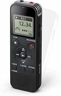 مسجل صوت رقمي محمول USB بذاكرة داخلية 4 جيجابايت، أسود، ICD PX470