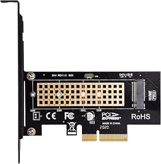 محول M.2 NVME SSD إلى PCIe 3.0 x4، كارت توسعة لـ SSD مقاس 2280 2260 2242 2230 للكمبيوتر المكتبي، يدعم أنظمة ويندوز وماك ولينكس