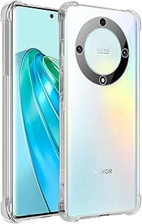 كيه زد اي او سي اس اتش جراب شفاف لموبايل هونر X9a - ماجيك 5 لايت 5G غطاء فائق النحافة مضاد للخدش وممتص للصدمات من البولي يوريثين الحراري الناعم والمقاوم للسقوط بزوايا معززة لهونر X9a ايه