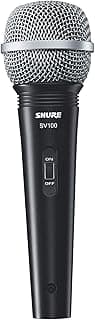 ميكروفون صوتي Sv100 X، لون أسود
