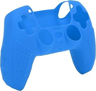 جراب سيليكون لذراع تحكم PS5، غطاء حماية ناعم مانع للانزلاق (أزرق)