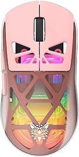 ماوس جيمنج لاسلكي Onkuma CW930 RGB ثلاثي الوضع، بلوتوث 5.0، 2.4G وسلكي Type-C، بطارية 500mAh، DPI قابل للتعديل 5 مستويات 800–4000، إضاءة RGB ديناميكية
