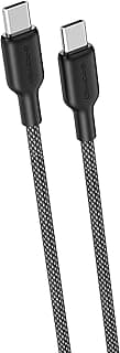 G-Power GP-C60 USB-C to USB-C 65W Cable (1M), Support Apple iPhone 17/16 /15 Series, iPad Pro, USB-C MacBook, Samsung Galaxy, Pixel and Tablets - Black