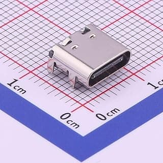 (20 قطعة) موصلات USB أنثى SMD نوع Type-C بـ 16 بن للشحن السريع ونقل البيانات | 3A | موصلات USB أنثى SMD نوع Type-C | تصميم متين | سهلة التركيب