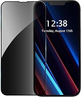 Privacy Anti-Spy Screen Protector with Black Frame for Apple iphone (12/12 pro)