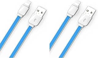 كابل موبايل لايتنينج من Ldnio xs-07 - أزرق (عبوة من 2)