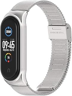 Strap for Xiaomi Mi Band 5/6/7 - Breathable Replacement Strap for Mi Band 4/3 - Smartwatch Straps Wristband Bracelet for Women & Men