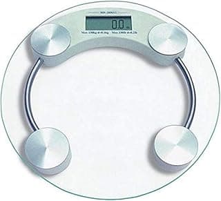 Digital glass top bathroom scale