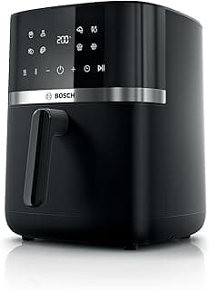 Air Fryer Series 4, MAF462B0, Oil Free Deep Fryer, 6.1 L, 7 Programs, Dual Heat, Defrost & Keep Warm Functions, Touch Screen, Cooks Up To 65% Faster, Black