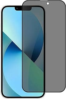 Dl3 Mobilak iPhone 15 Pro Max/iPhone 15 Plus Privacy Screen Protector, Anti-Spy 9H Hardness Tempered Glass Film [Case Friendly] [Bubble Free] - Black