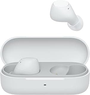سماعات أذن لاسلكية WF-C510، عمر بطارية 22 ساعة، مكالمات أوضح بدون استخدام اليدين، توصيل متعدد النقاط، وضع الصوت المحيط، مقاومة للماء IPX4، أبيض