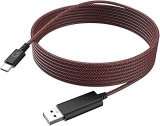 جيم سير كابل USB-C لـ G7 اس اي ، G7، T4 كاليد (اسود واحمر)