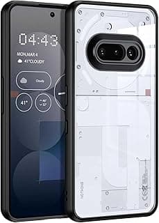 T Tersely for Nothing Phone 3a Case, Hard PC Back + Soft TPU Bumper Crystal Clear Slim Fit Lightweight Transparent Skin Cover Shockproof Non-Slip Anti-Yellow Protection