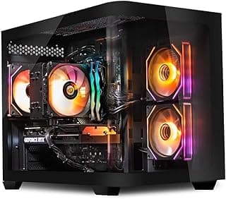 كمبيوتر العاب i5 14400F، RTX 3060، 16GB، SSD 1TB، ويندوز 11، بي سي دي ليجند 3G للالعاب بلون اسود، A