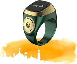 خاتم التسبيح الذكي Zikr1 Lite، أخضر، 20مم، E0120Gr
