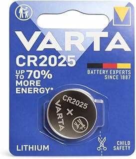 Coin Cell Battery CR2025 Up to More Energy, Lithium 3V, Long Lasting Power for Watches, Car Keys, Remote Controls, Calculators and Small Electronics â€“ Single Pack