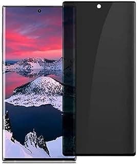 اسكرينة زجاج لحماية شاشة سامسونج Galaxy Note 20 Ultra 6.9 بوصة 3D منحنية خصوصية مضادة للتجسس حماية كاملة مقاومة للخدش والصدمات