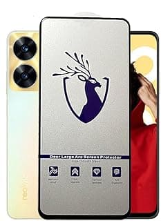 Deer front Screen Protector For Oppo Realme C55 screen Original Product Super Tempered Glass 9H Screen Protector (1)