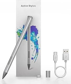 قلم تاتش جديد 2023 لجهاز مايكروسوفت Surface، 4096 مستوى ضغط، شحن USB-C، وظيفة مسح، جذب مغناطيسي، لمايكروسوفت Surface Pro 9/8/7/6/5/4/3/X، Surface Go/Book/Studio، 3 رؤوس قلم