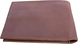 Genuine Leather Men Wallet - Full Soft Lamb Leather With 8 Pockets And 2 Wide Money Pockets + Special Place For License And Cards (Havan)