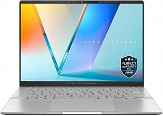 لابتوب فيفو S 14 بمعالج AMD رايزن 9 8945HS، ذاكرة عشوائية 16 جيجابايت LPDDR5X وقرص تخزين 512 جيجابايت M.2 NVMe PCIe 4.0 وبطاقة رسوميات AMD راديون بنظام تشغيل ويندوز 11 شاشة 14 بوصة بدقة WUXGA من اسس