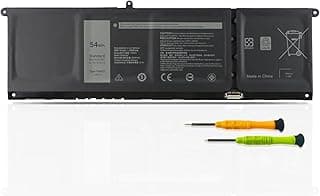 بطارية لاب توب بسعة 54 وات/ساعة – موديلات V6W33 / TN70C / G91J0، متوافقة مع ديل لاتيتيود 3320، 3420، 3520، انسبيرون 14 بلس 7420، 3510، 3511، 3515، 3520، 3525، 3535، 5310، 5410، 544 15، 5418، 5510