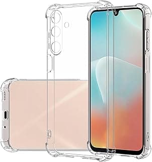 حافظة سامسونج جالاكسي A57 شبكة الجيل الخامس 5G من اكسيبزي، حافظة شفافة كريستالية من البولي يوريثين الحراري المقوى، حافظة مرنة ممتصة للصدمات لهاتف سامسونج جالاكسي A57 شبكة الجيل الخامس 5G
