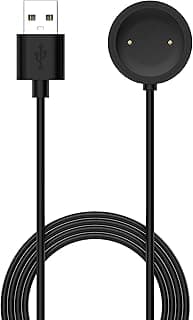 Compatible with Mibro X1/Mibro Color/Mibro Lite Charger Charging Cable Cord Dock, 3.3FT/1m Replacement Charging Cradle Adapter Dock for Mibro X1/Color/Lite Smartwatch (Black)