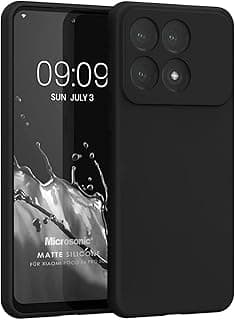 جراب سيليكون مطفي لشاومي Poco X6 Pro 5G أسود