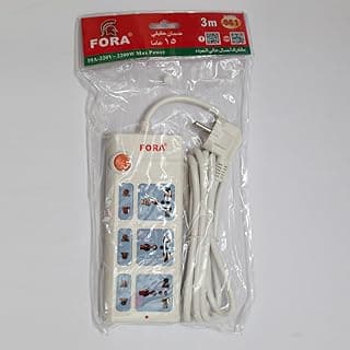 Power Strip Fora561 6Ports 3m 1Key