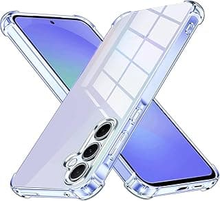 1 × جراب موبايل شفاف ناعم متوافق مع سامسونج Galaxy A36 5G غطاء حماية من السيليكون الجل لسامسونج Galaxy A36 5G شفاف