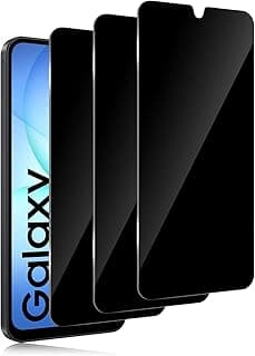 Privacy Full Coverage Protective Film for Samsung Galaxy A17/A07 4G/5G, Anti Spy Tempered Glass Film, 9H Hardness Anti-Fingerprint Privacy Screen Film [3 Pieces]