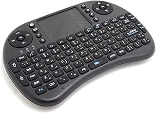 Wireless Arabic English 2.4G Qwerty Air Mouse Mini Keyboard for PC Notebook Android TV Box