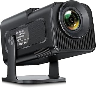 جهاز عرض صغير محمول، 4K 1080P FHD، يدعم جهاز عرض الفيديو، واي فاي 5G بلوتوث 5.0، جهاز عرض سينما قابل للدوران 180 درجة، اندرويد 11، متوافق مع تي في ستيك/ويندوز للاطفال والكبار. PX5