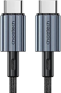 كابل USB-C إلى USB-C PD 60 وات أسود 1.2 متر