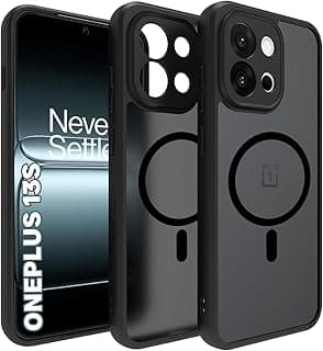 جراب مغناطيسي لهاتف OnePlus 13T / OnePlus 13s، مضاد للاصفرار، حماية عسكرية، غطاء مقاوم للصدمات مع حماية للكاميرا (Oneplus 13T / Oneplus 13s)