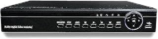 جهاز تسجيل DVR بـ 4 قنوات، أسود، يدعم AHD, TVI, CVI, CVBS، هارد ديسك 4 تيرا بايت