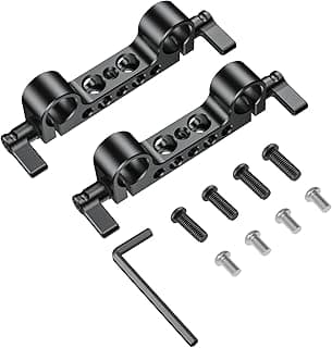 15mm Rods Clamp with 1/4''-20 Threads for Shoulder Rig Support System(2 Pack) - 2061