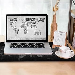 ماوس باد كبيرة XXL بتصميم العالم - تجربة تصفح استثنائية