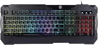 كيبورد جيمنج E-9 Techno بمنفذ USB واضاءة R G B