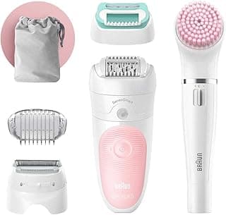 Silk-épil Beauty Set 5 5-875 Starter 4-in-1 Cordless Wet & Dry Hair Removal - Epilator, Shaver, Trimmer, Face Cleanser
