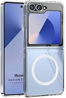 Microsonic Case for Samsung Galaxy Z Flip 6 MagSafe Clear Soft Transparent [Case Compatible with Galaxy Z Flip 6 - Clear]