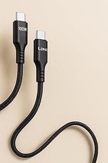 كابل LDNIO LC631C من Type-C بقدرة 100 وات PD/QC للشحن السريع مع شريحة E-Marker - متوافق مع ايفون 15، ماك بوك، لابتوب، سامسونج