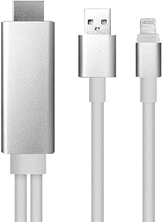 2M Lightning USB Cable HD1080P Adapter to HDMI/HDTV Lightning Digital AV Cable for iPhone,iPad,iPod