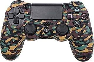 جراب حماية لذراع تحكم Dualshock PS4، سيليكون، مموه