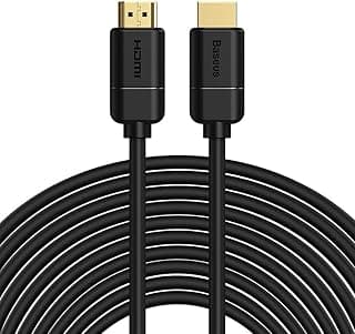 كابل HDMI 2.0 بدقة 4K @ 30Hz بطول 15 متر | سلسلة عالية الدقة بسرعة 18 جيجابت في الثانية | يدعم UHD 3D HDR | كابل HDMI إلى HDMI للتلفزيون والشاشات والبروجيكتور وPS5 وXbox وشاشات الموبايل وSamsung Dex